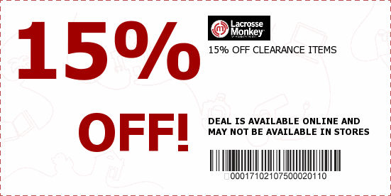 Lacrosse Monkey Coupons