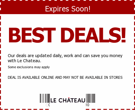 Le Chateau Promo Code