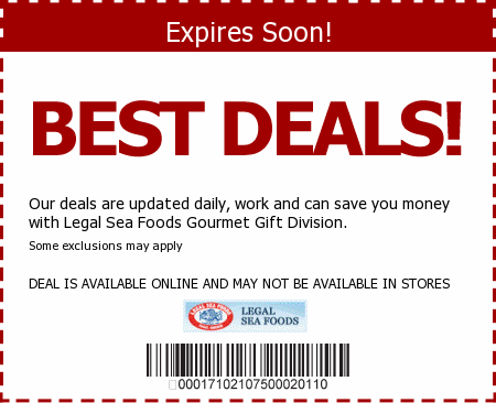 Legal Sea Foods Promo Code