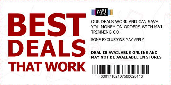 M and J Trimming Coupons