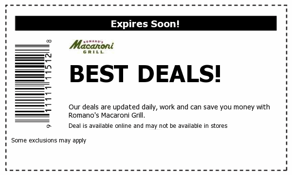 Macaroni Grill Deals