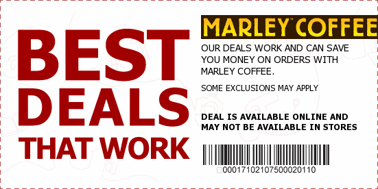 Marley Coffee Coupons
