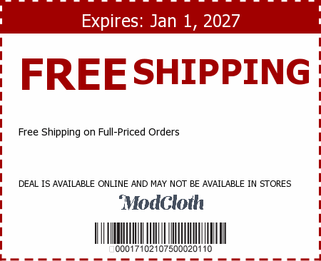 ModCloth Promo Code