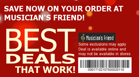 Musicians Friend Coupon Code