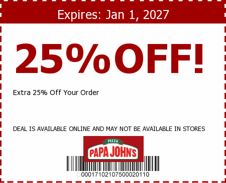 Papa Johns Promo Code