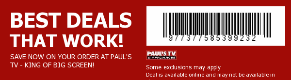 Paul's TV Coupon