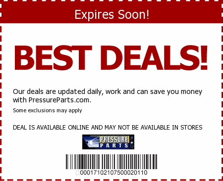 PressureParts.com Promo Code