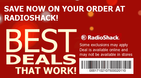 RadioShack Coupon Code