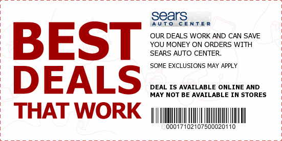 Sears Auto Center Coupons