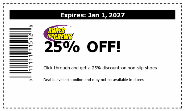 Shoes for Crews Deals