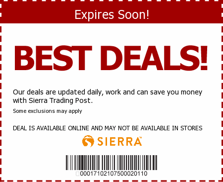 Sierra Trading Post Promo Code
