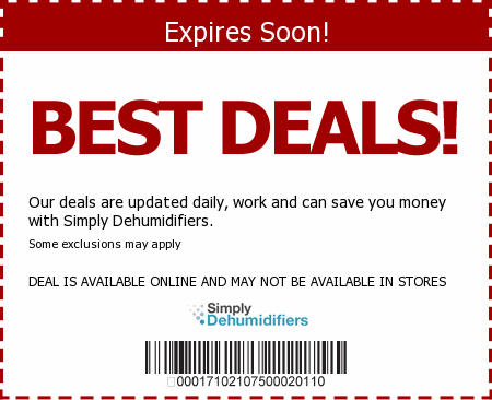 Simply Dehumidifiers Promo Code