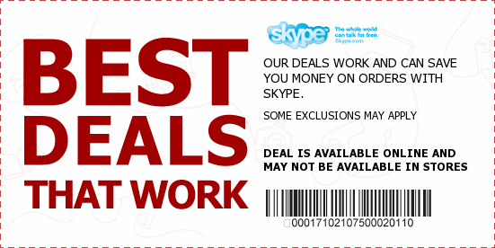 Skype Coupons