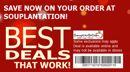 Souplantation Coupon Code