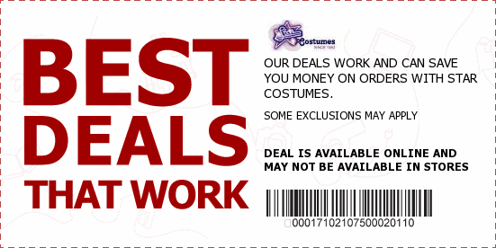 Star Costumes Coupons