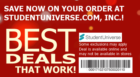 Student Universe Coupon Code