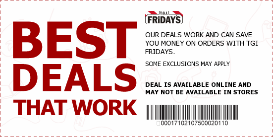 TGI Fridays Coupons