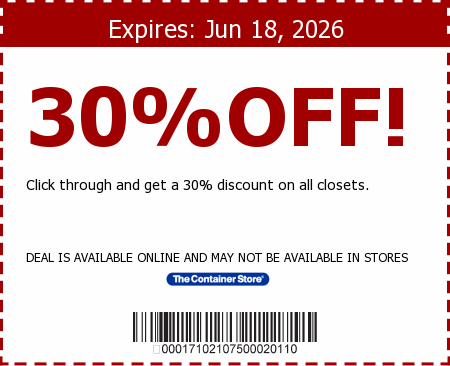 The Container Store Promo Code