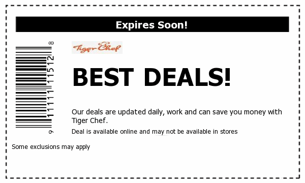 Tiger Chef Deals