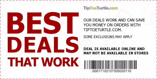 Tip Toe Turtle Coupons