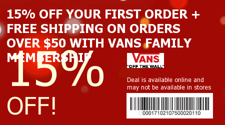Vans Coupon Code