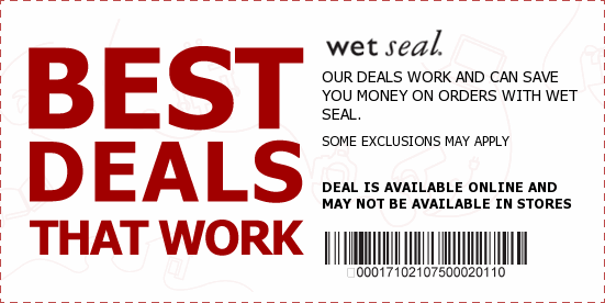 Wet Seal Coupons