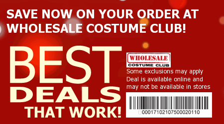 Wholesale Costume Club Coupon Code