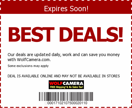 Wolf Camera Promo Code