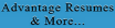 Advantage Resumes & More coupons